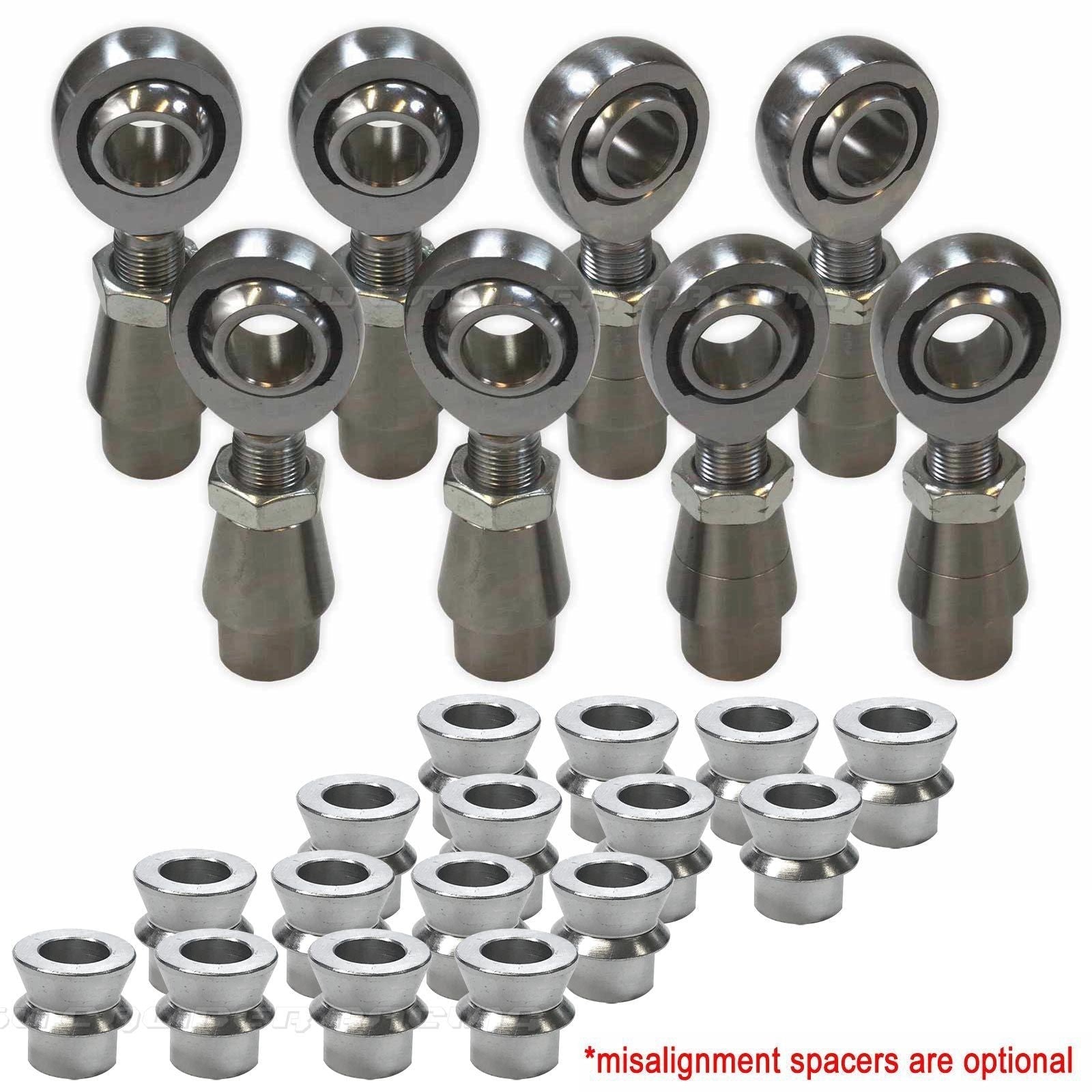 4 Link Rod End Kit - 3/4" Chromoly Heim - 1.5" OD Tubing