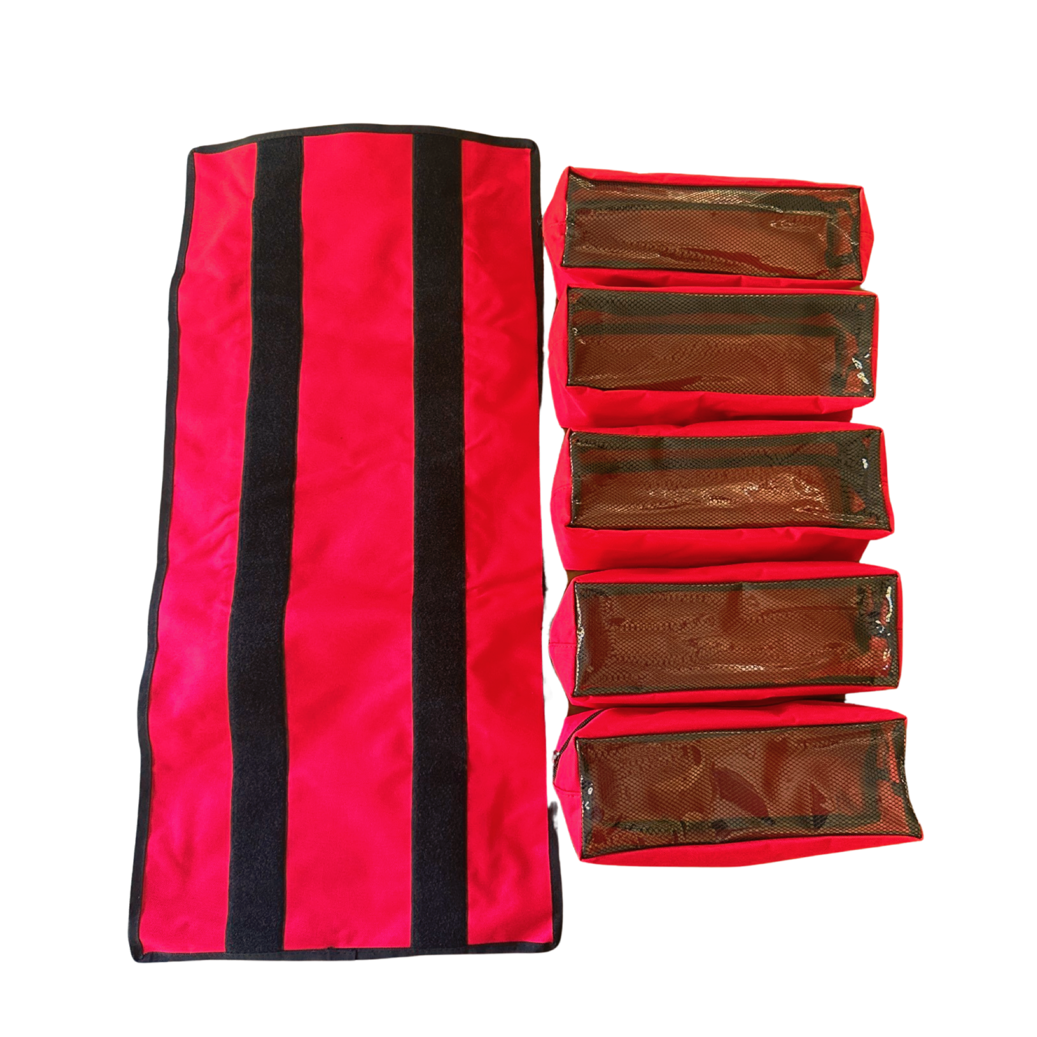 Large Canvas Tool Organizer - 5 Removable Pouches | Easy Tool Storage