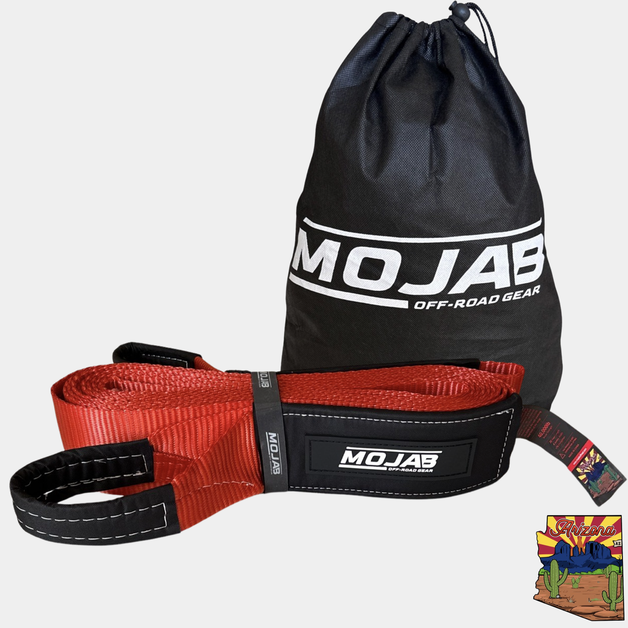 Tow Strap - 4" x 30 FT. | Heavy-Duty, 40,000 LBS. Break Strength