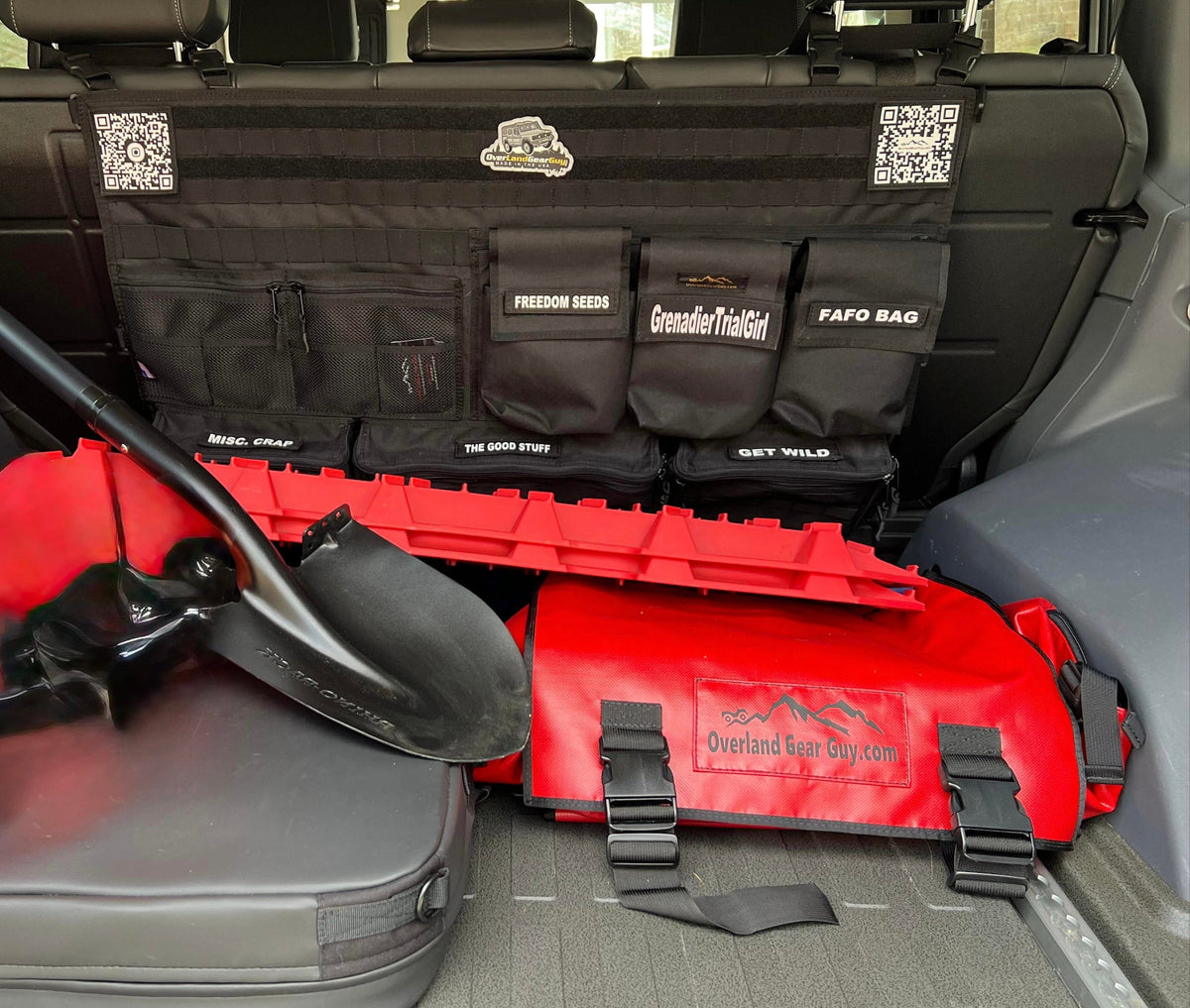 Organizador del asiento trasero