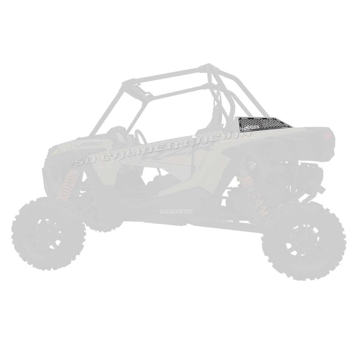 RZR XP Turbo Laser Cut Steel Side Intake Grilles