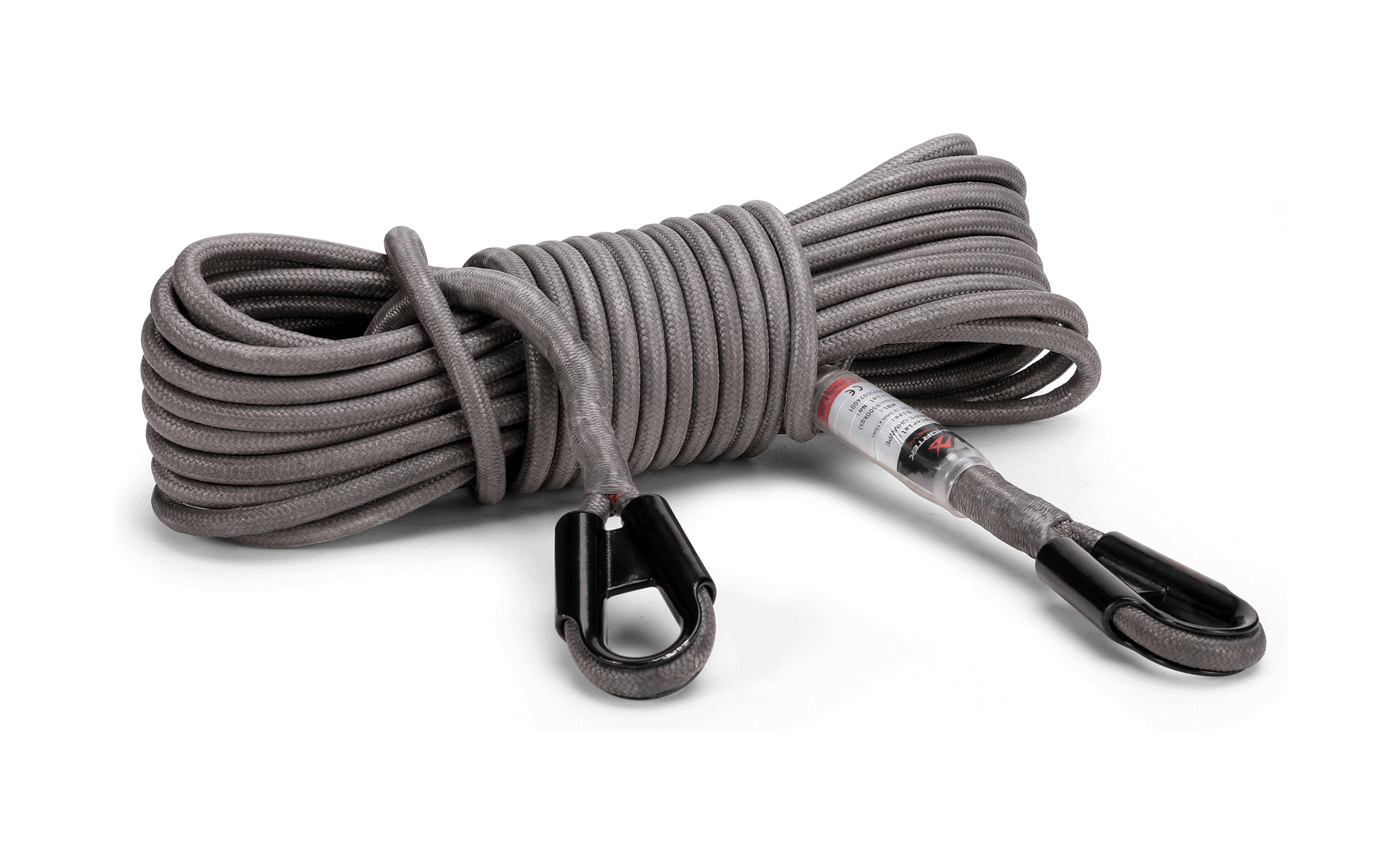Armortek Extreme Synthetic Winch Rope Extension 3/8" x 50' with 18700 lbs breaking load and double-braided construction