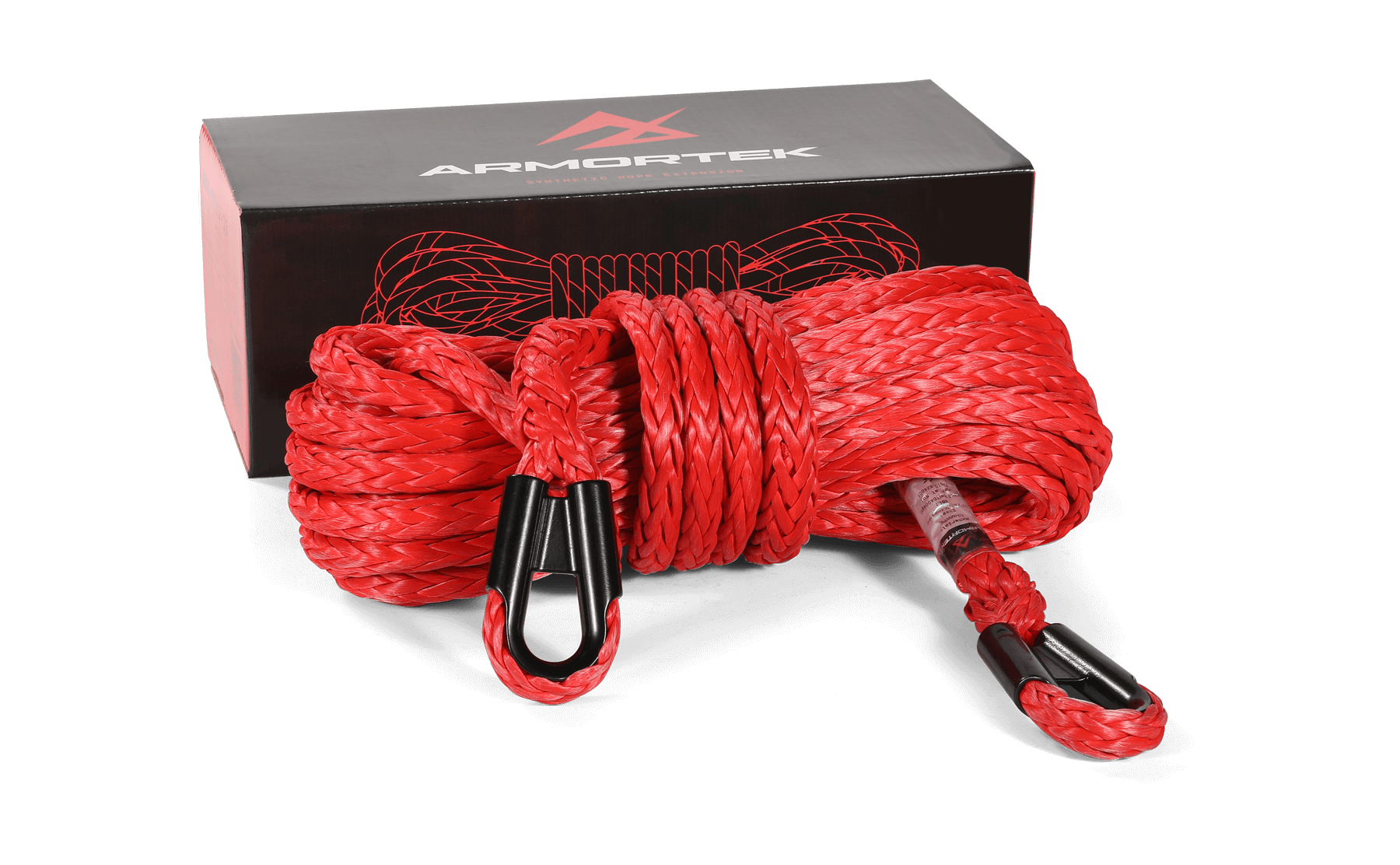Armortek Synthetic Rope Extension 1/2" x 50' - MBL 36300 lbs