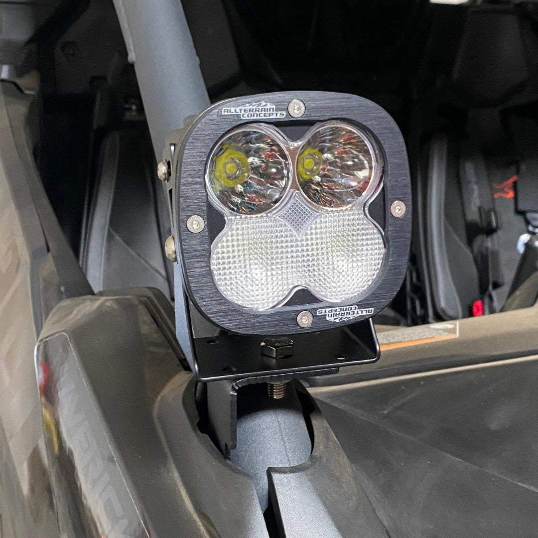 Maverick R A-Pillar Kit - Complete Auxiliary Light Mounting Solution