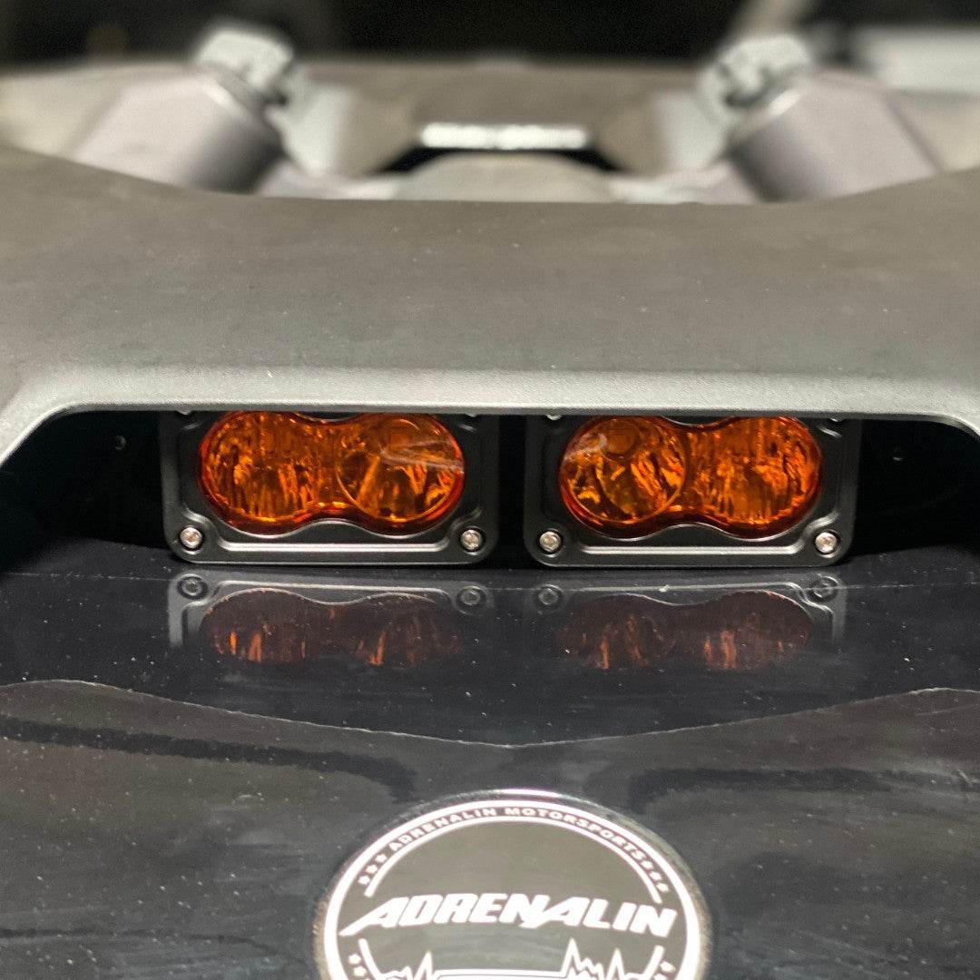 ATC Maverick R Hood Kit - Dual LED Pod Mounting Solution for Can-Am