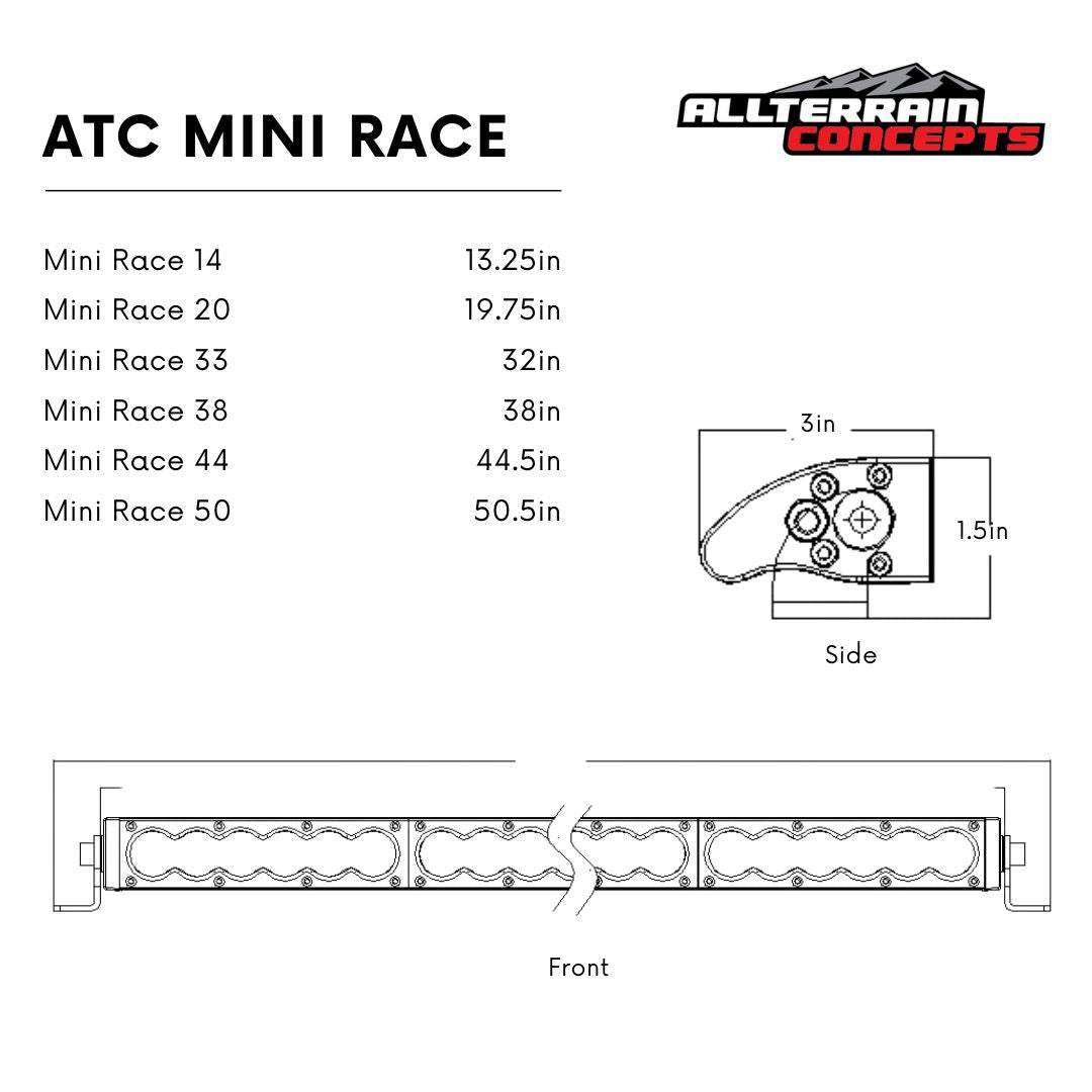 Mini Race Series Light Bars - High Performance Off-Road LED Lighting