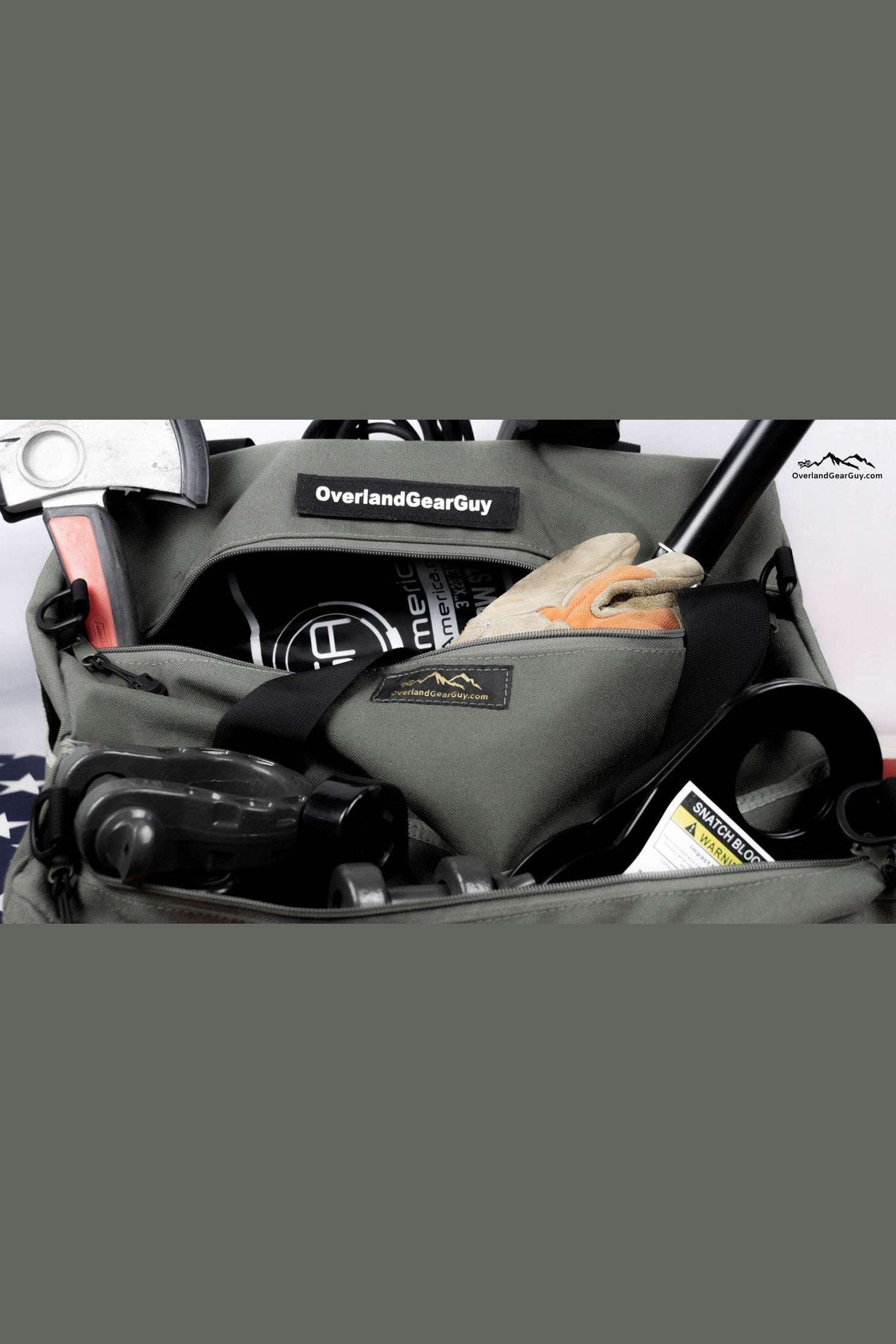 Overland Gear Guy Recovery Gear Bag for Off-Road Adventures - Reliable