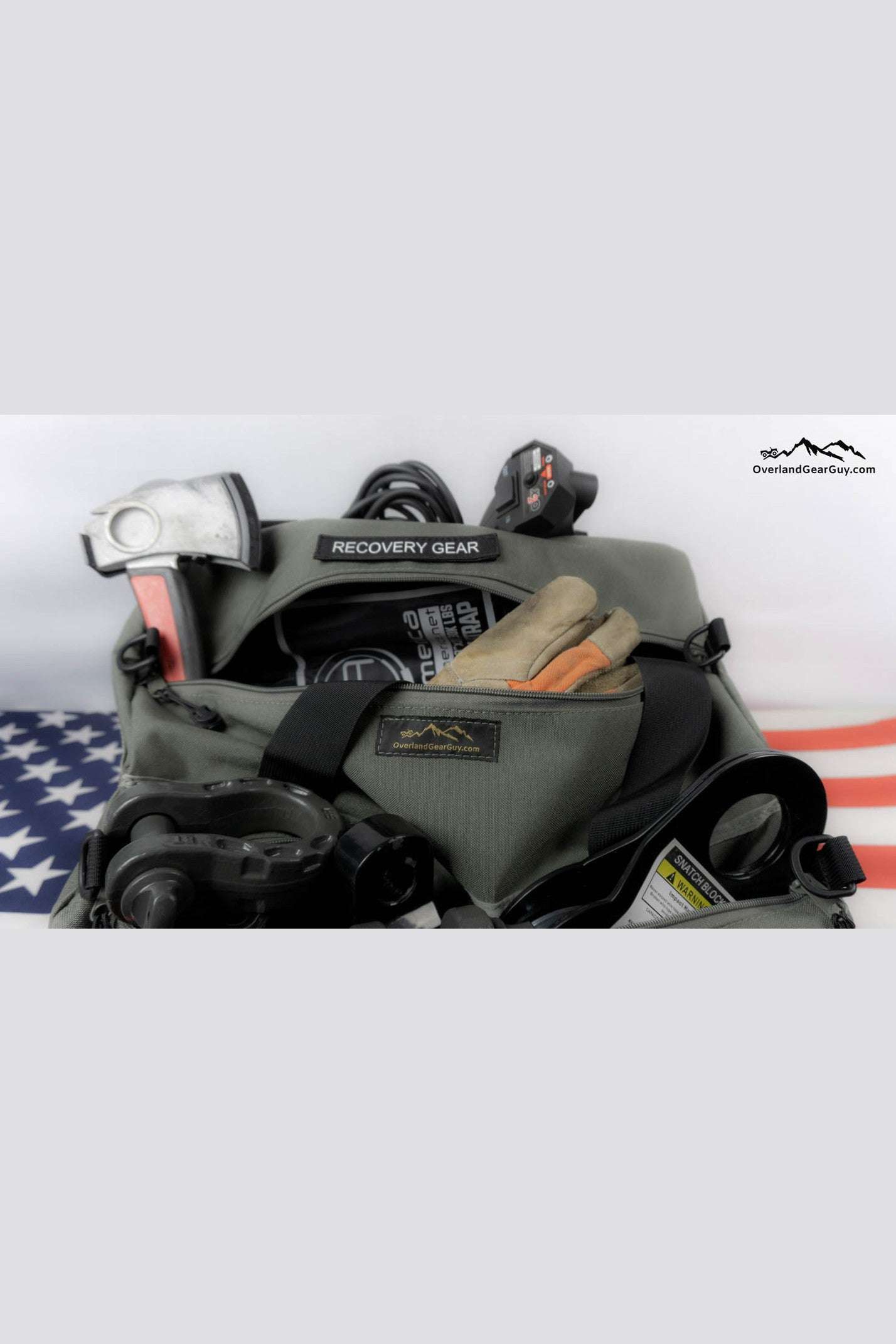 Overland Gear Guy Recovery Gear Bag for Off-Road Adventures - Reliable