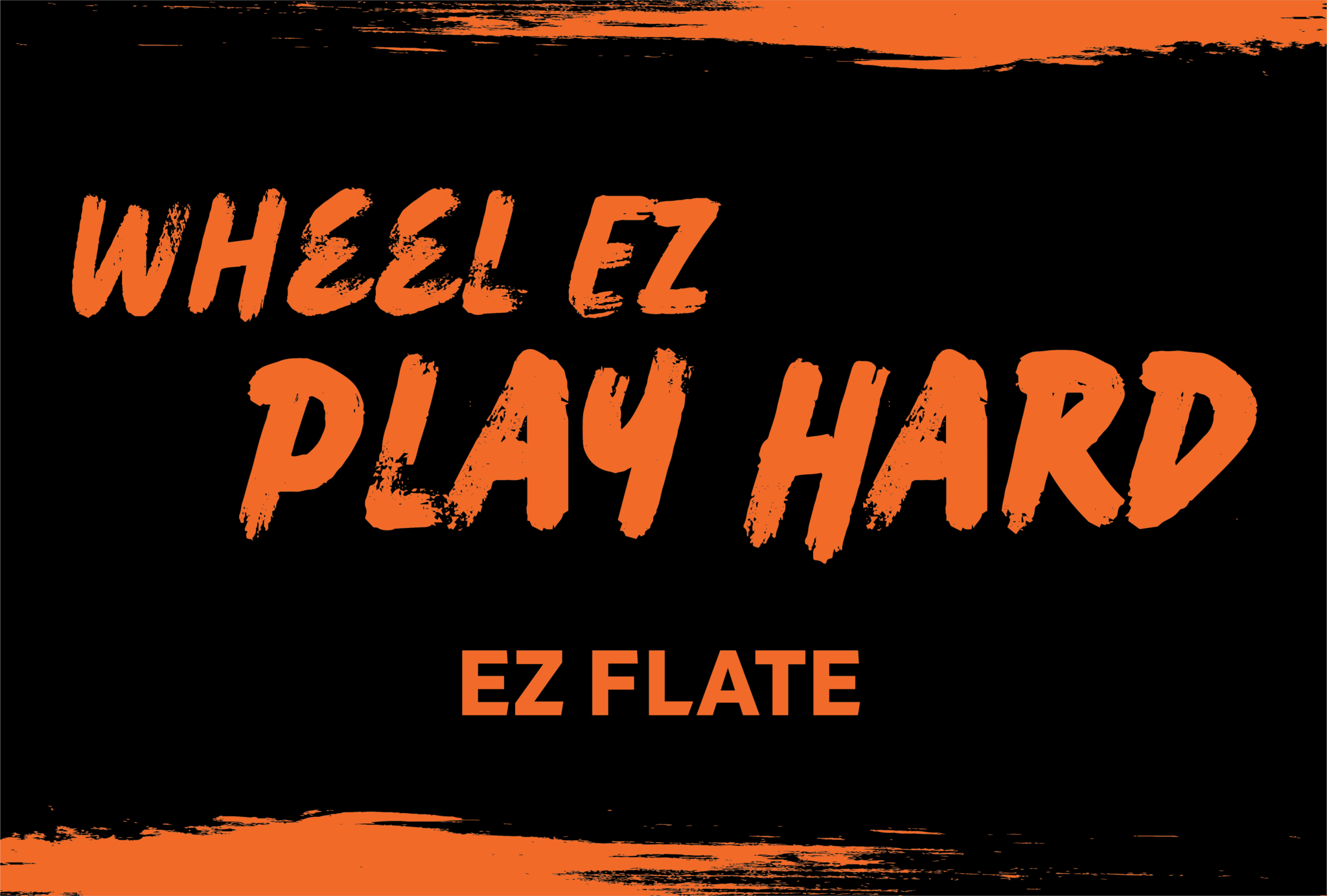 EZ FLATE Whip Flags flying high for visibility and safety