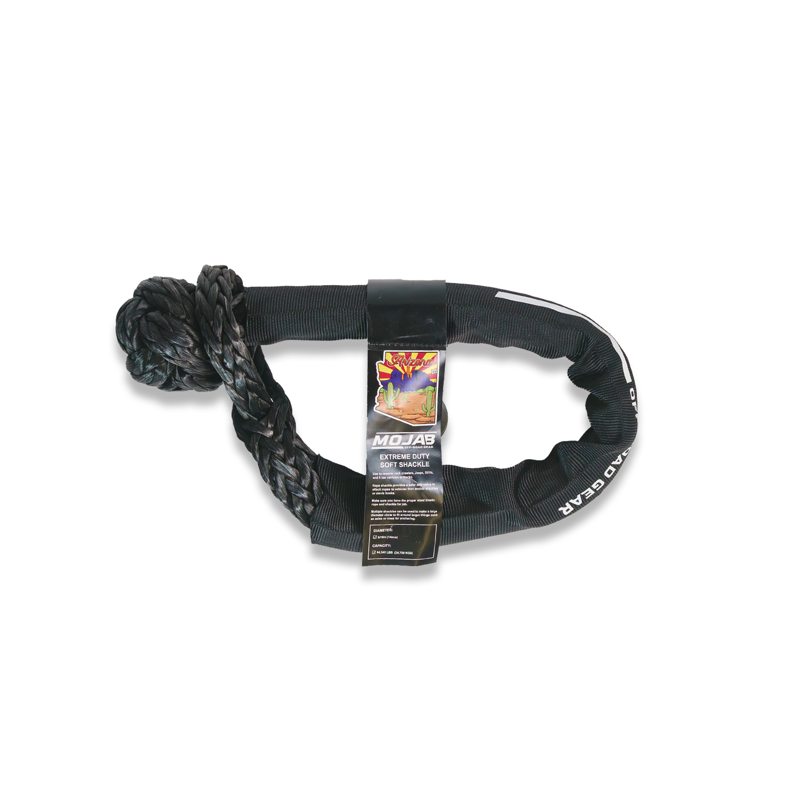 Extreme Duty Soft Shackle 9/16” x 31.5” with Sleeve (Lifetime Warranty)
