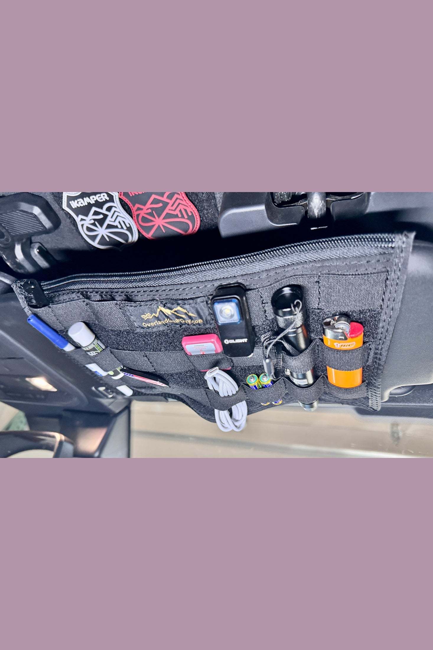 Bronco MOLLE Visor Organizer - Ford Bronco Visor