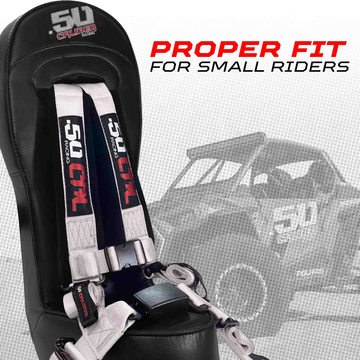 Polaris General Bump Seat with Harness