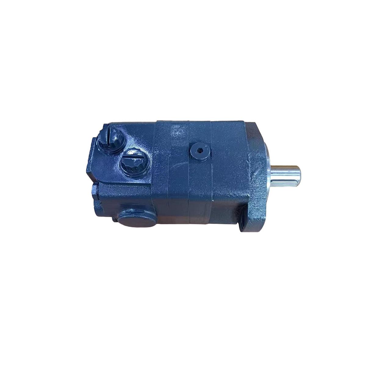 Motor C220NH0100 industrial winch motor with blue casing and metal shaft
