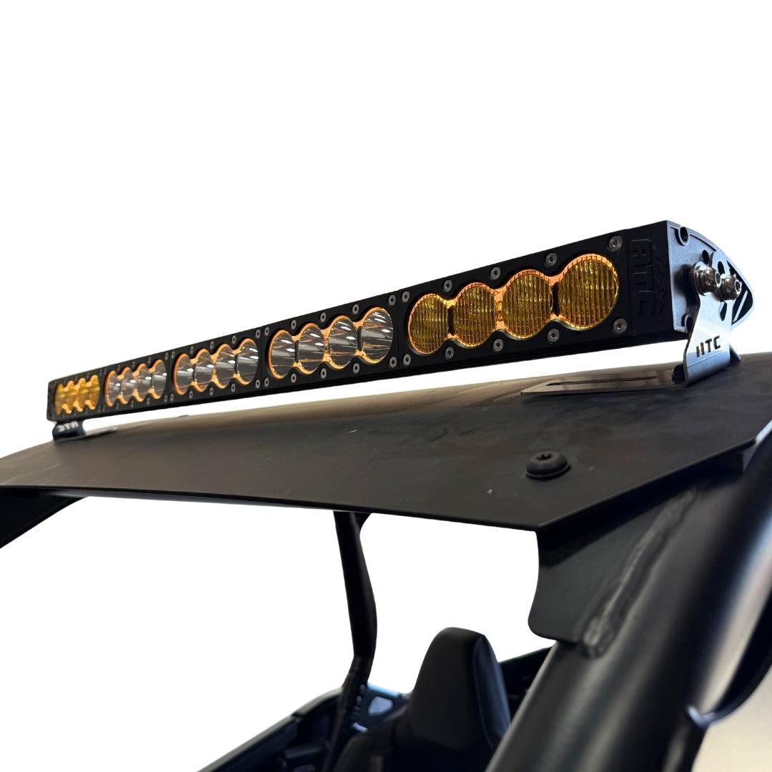 All Terrain Concepts COMP 4 LED Light Bars with high-quality XHP CREE LEDs, amber backlighting, and waterproof IP68 rating for off-road use