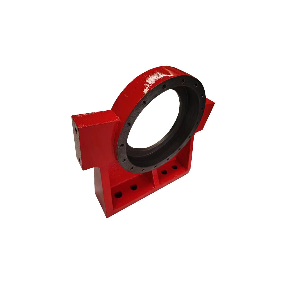 Red casting plate drum end bearing CPG13JP with mounting holes