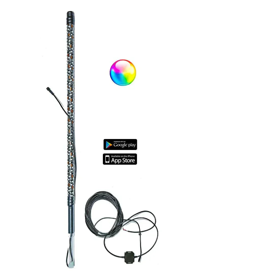 Camp Locator 5150 multi-functional app-controlled camp marker with customizable designs and colors