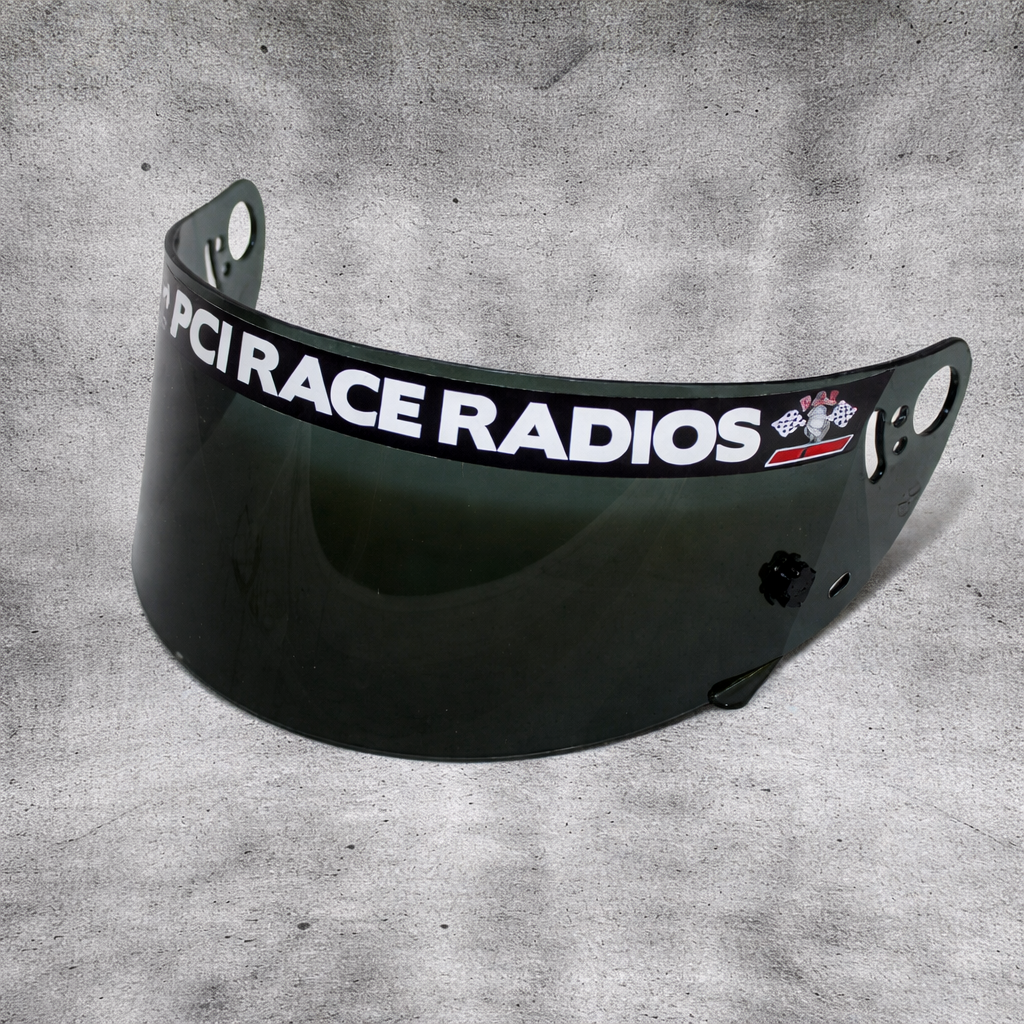 Clearance HJC HJ-08 SA2005/SA2010 motorcycle helmet shield with slight edge scratches and anti-fog polycarbonate design