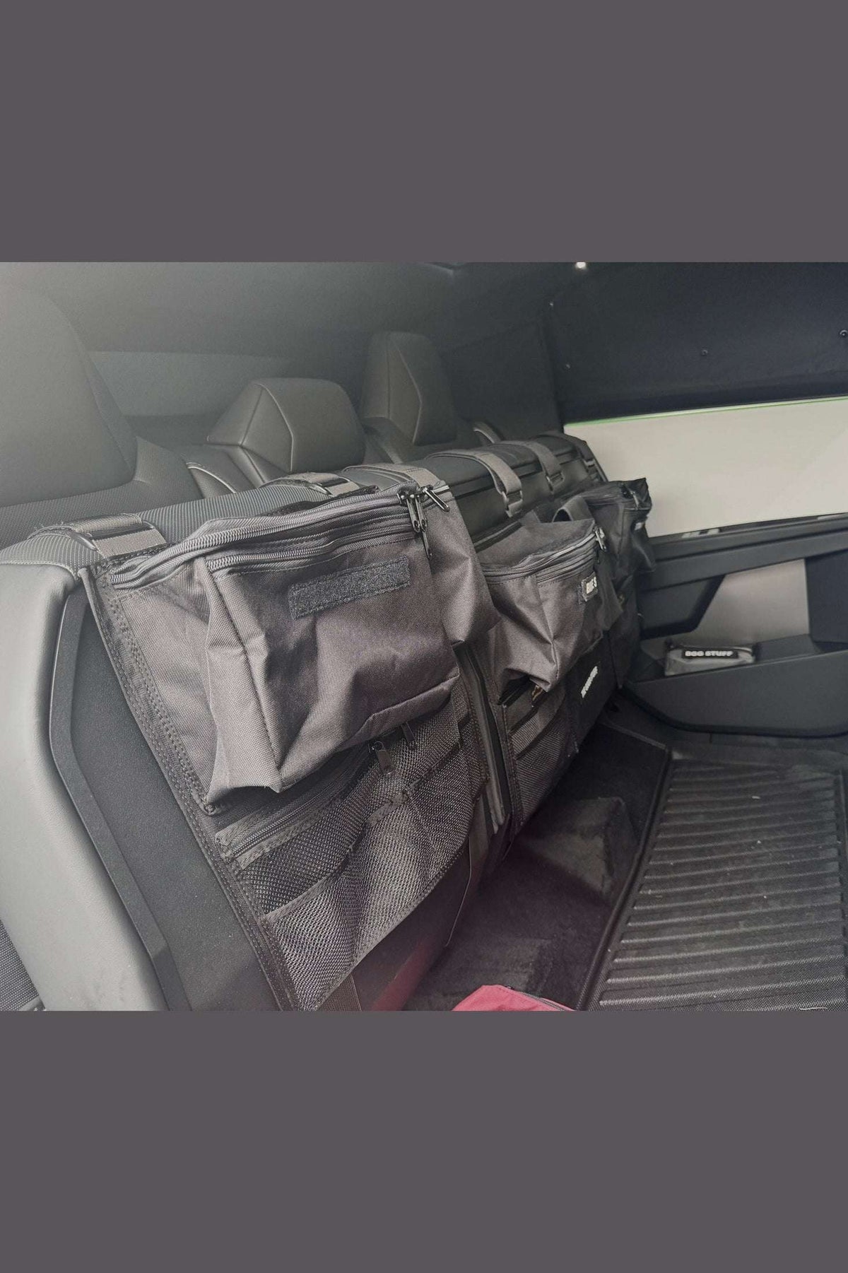 Cyber Truck Backseat Storage Solutions