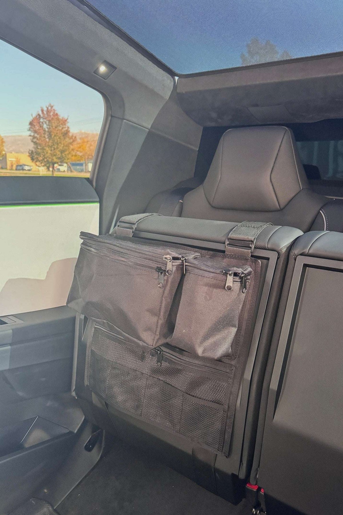 Cyber Truck Backseat Storage Solutions