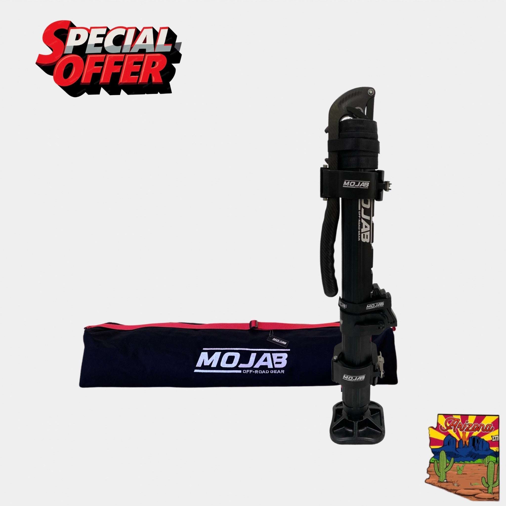 CarbonPro SXS Hydraulic Jack with Mounting Clamps - Reliable & Durable