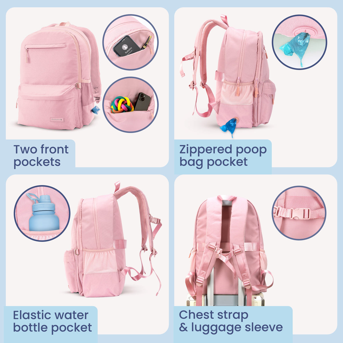 The Original Doggy Bag® Backpack for Dog Supplies