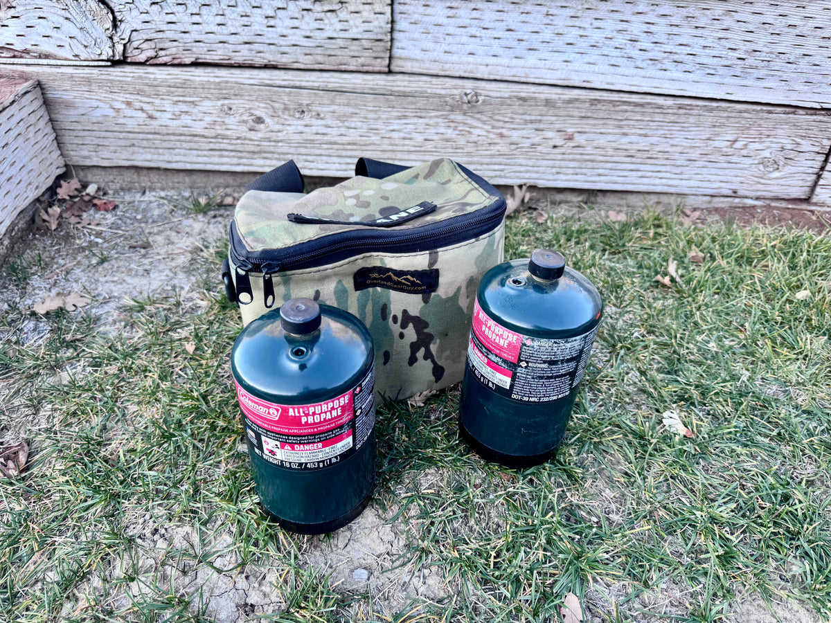 Bolsa para dos botellas de propano