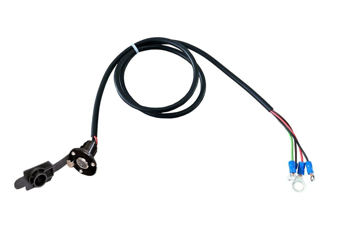 Control box socket for T1000 winches with cable and connectors