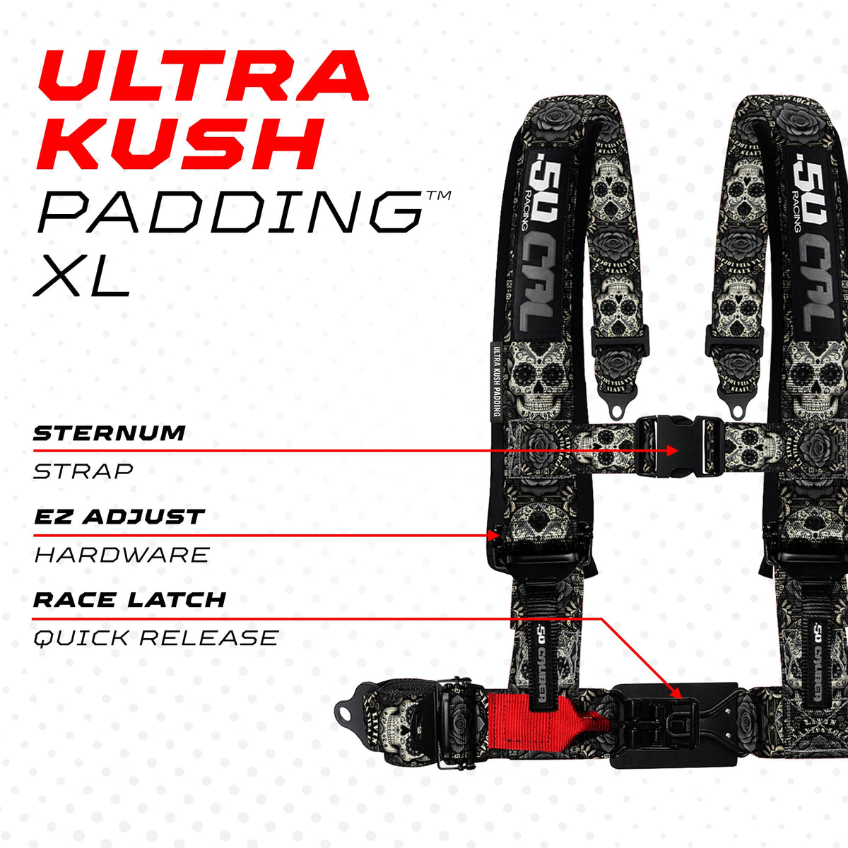 2" & 3" 4 point Harness - Elite Series Race Latch "EZ" Adjust Racing Harness