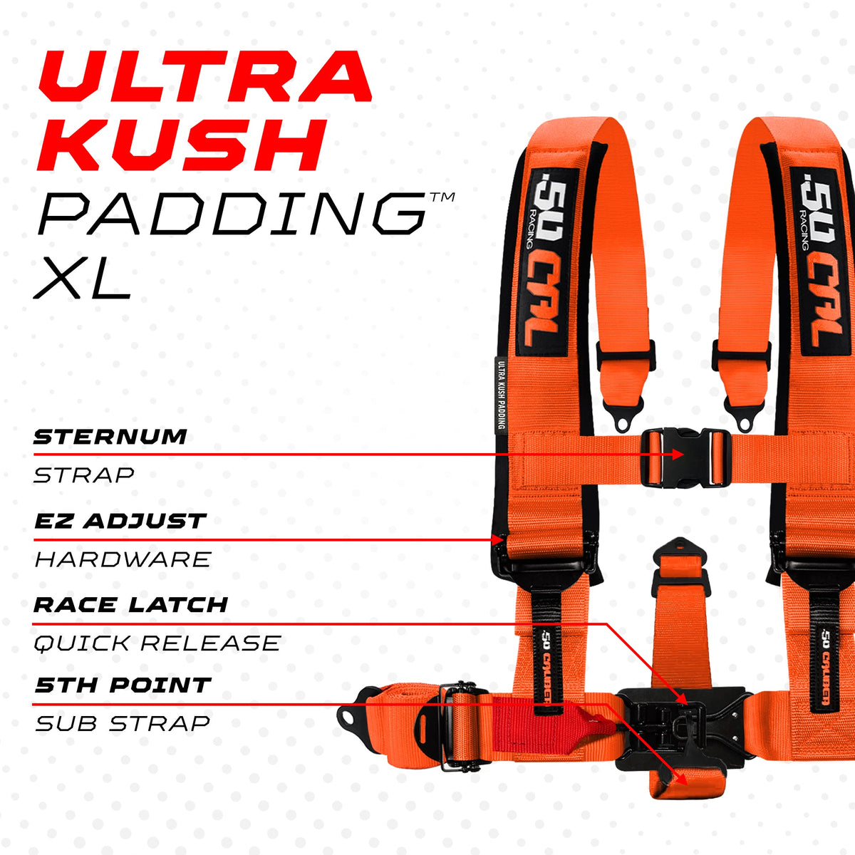 2" & 3" 4 point Harness - Elite Series Race Latch "EZ" Adjust Racing Harness