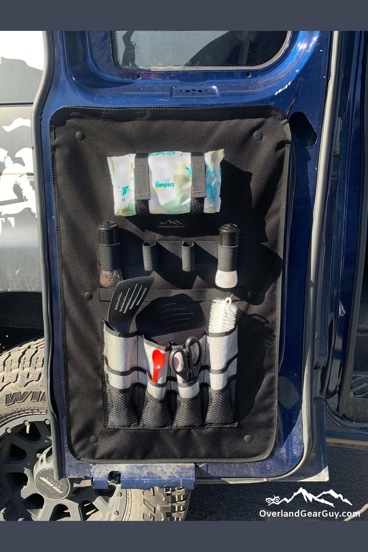 Ford Econoline Barn Door Panel Organizer