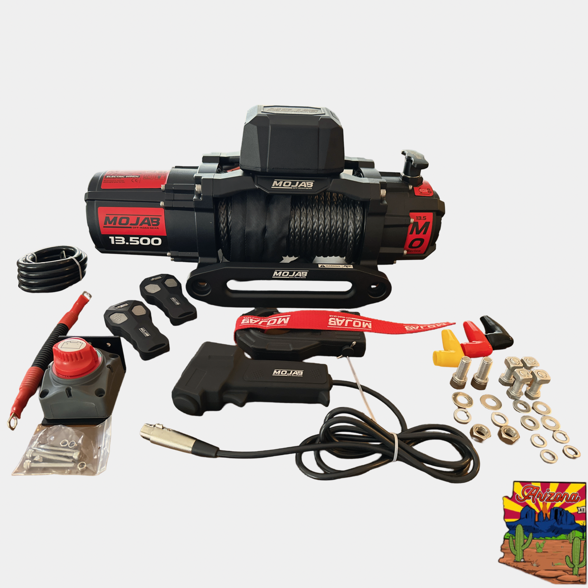 Electric Winch - 13,500 lb Capacity for Heavy Duty Recovery