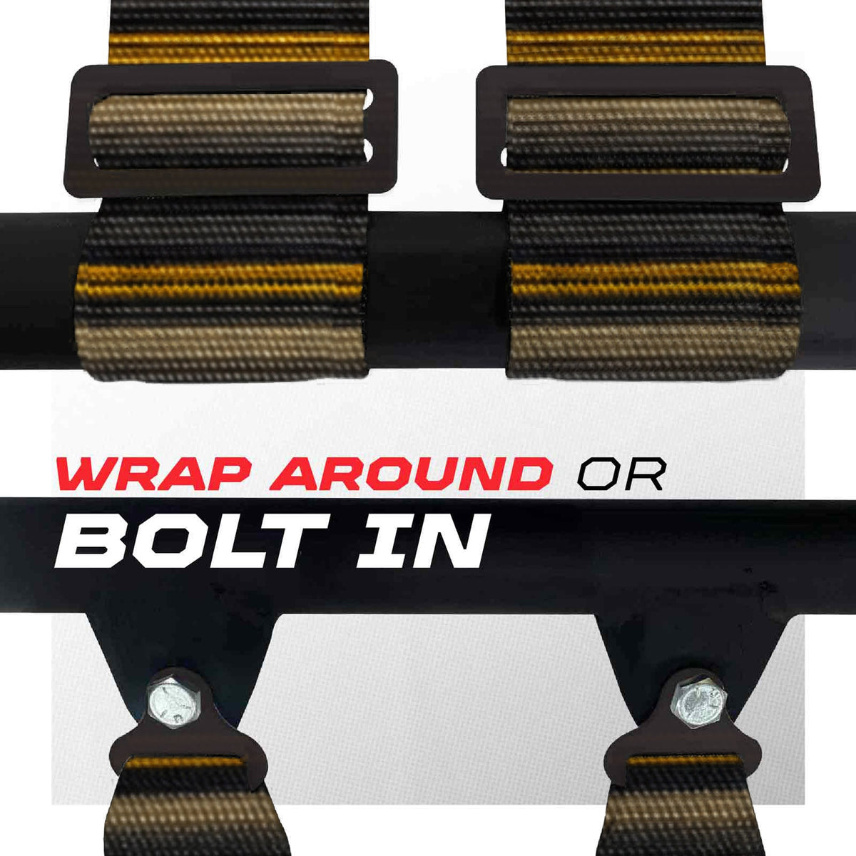 2" & 3" 4 point & 5 point Harness Camlock Racing Harness