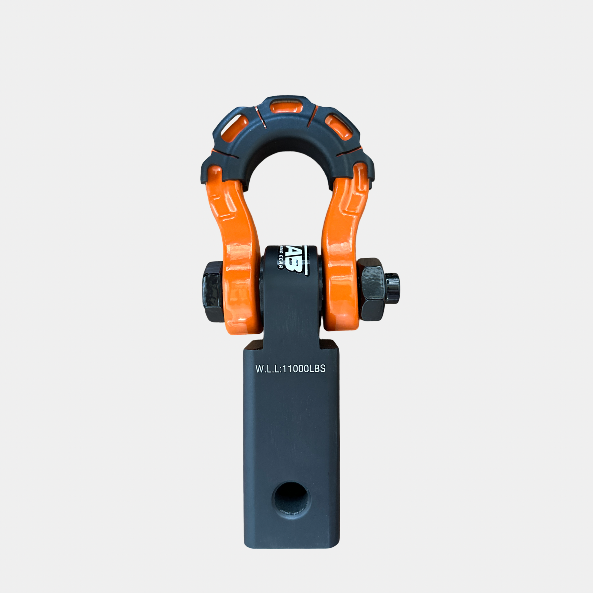 Aluminum Hitch Receiver 2'' with Steel D-Shackle - Durable Tow (LIFETIME WARRANTY)