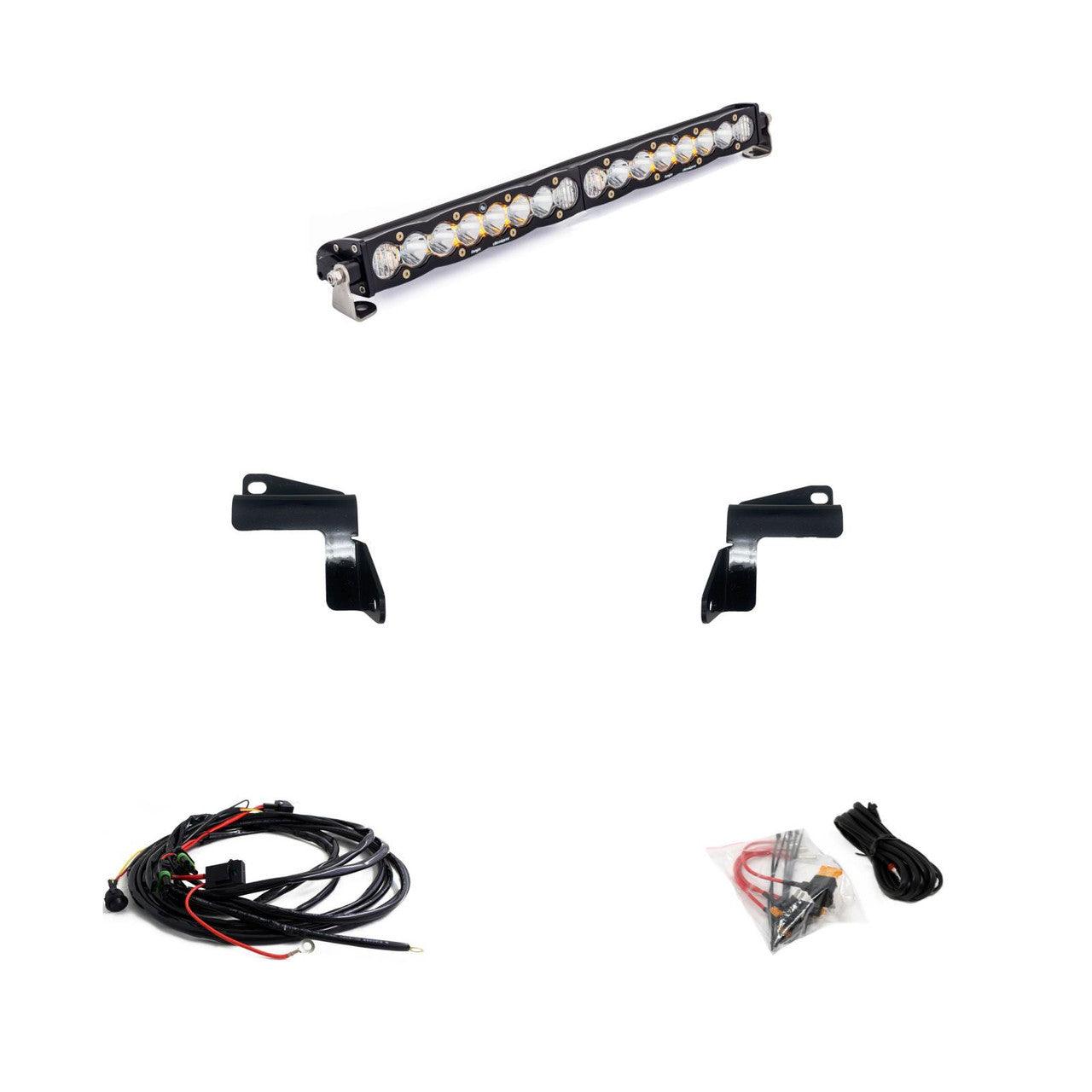 Baja Designs S8 20 Inch Bumper Light Bar Kit | 2020-22 Sierra GMC 2500HD/3500HD