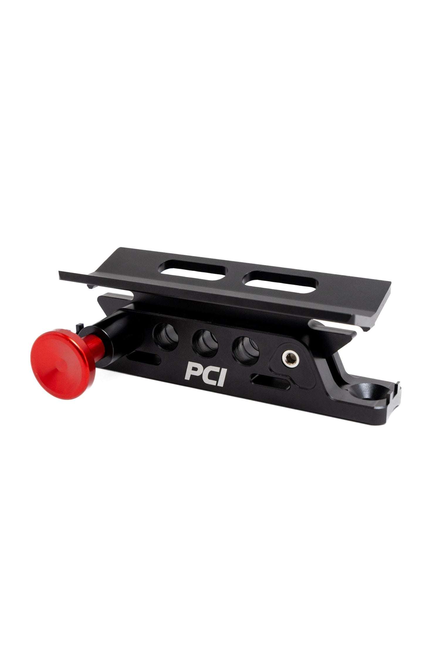 PCI Quick Release Fire Extinguisher Mount 2.5 lb aluminum with red handle for secure, quick access fire safety