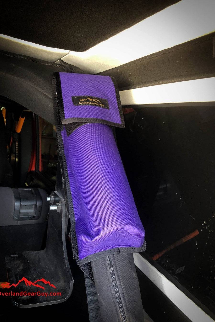 Heavy-Duty Jeep Fire Extinguisher Pouch Roll Bar for Secure Off-Road Travel