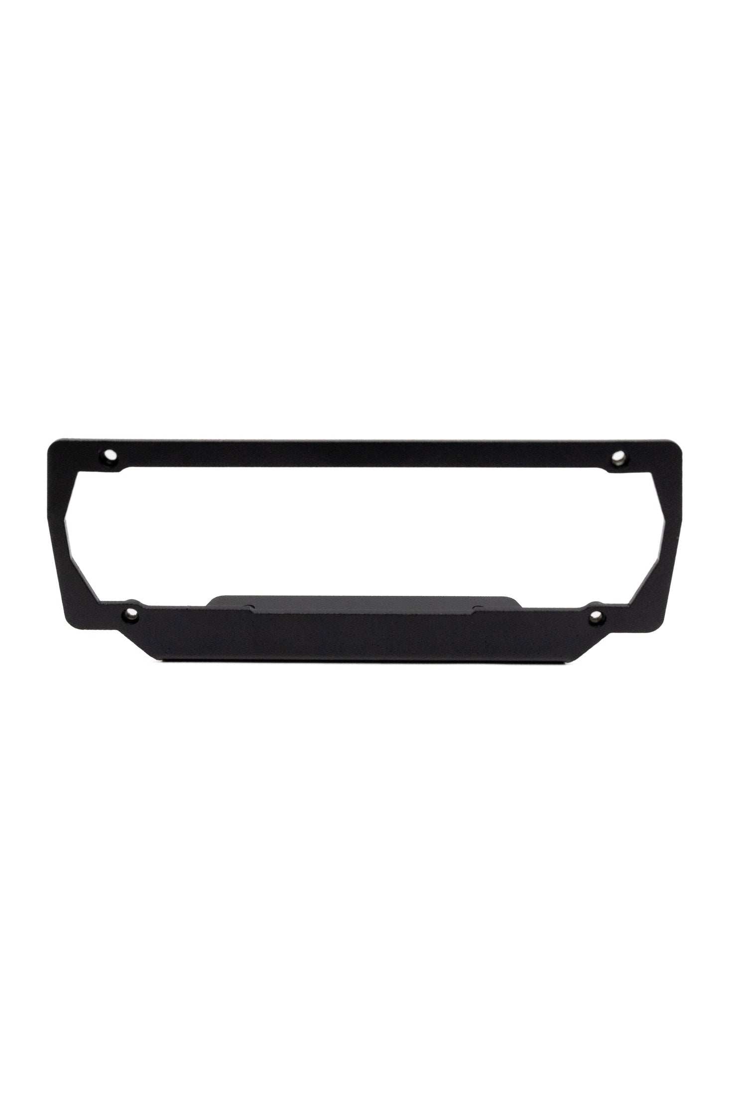 Ford Bronco radio console bracket compatible with Kenwood NX-1700 and Icom F5021, sleek black mounting frame