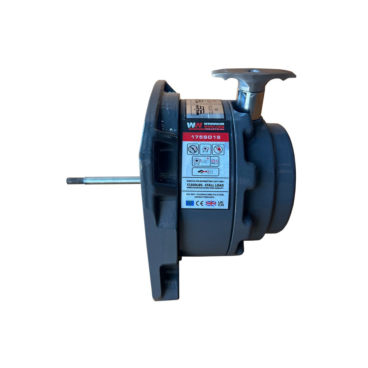 Gearbox GBT175SD12 industrial mechanical component with handle and shaft