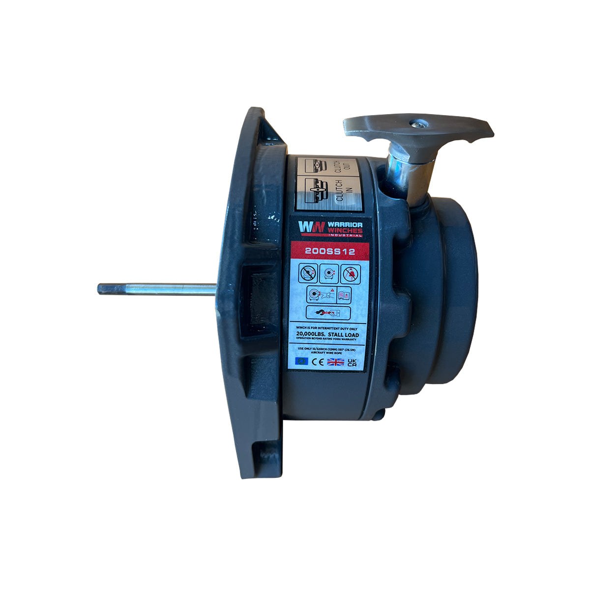 Gearbox GBT200SS12 industrial transmission unit side view