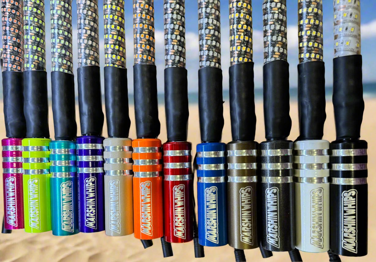 Game Changer Whips - Bronze Edition Set with Strong LEDs