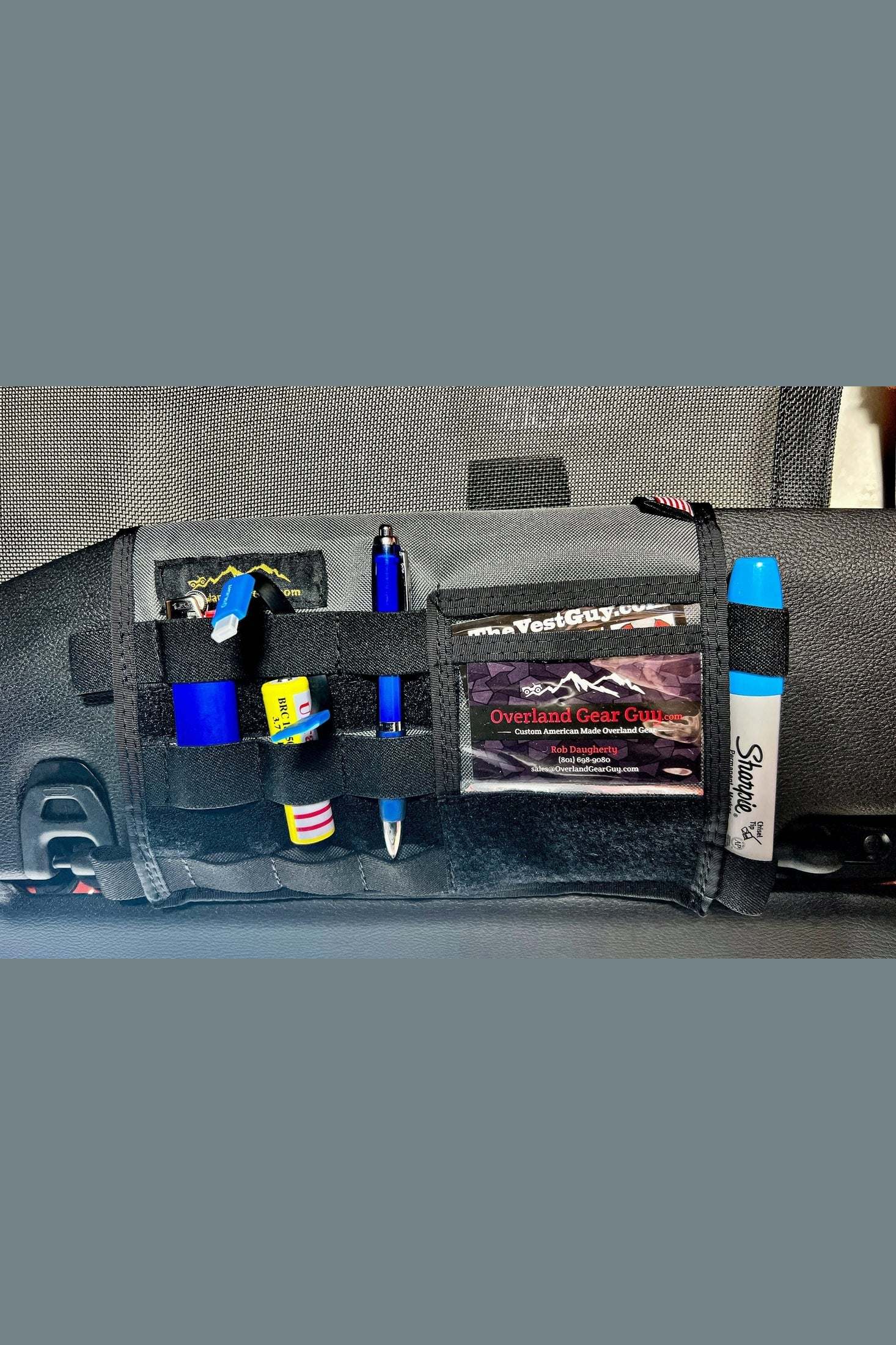 Jeep Gladiator MOLLE Visor Organizer - Tacoma Visor