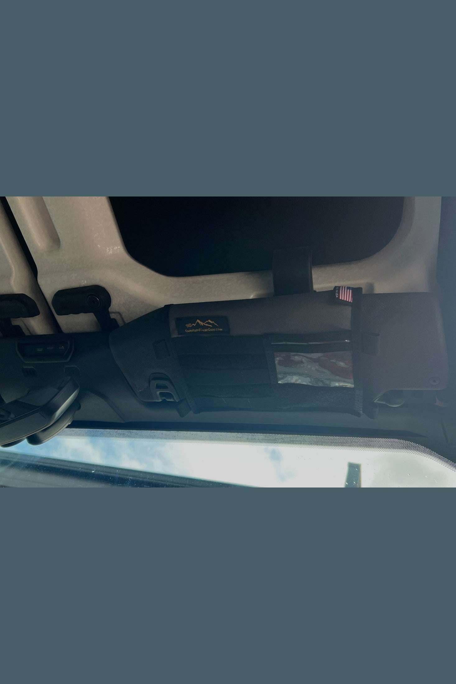 Jeep Gladiator MOLLE Visor Organizer - Tacoma Visor