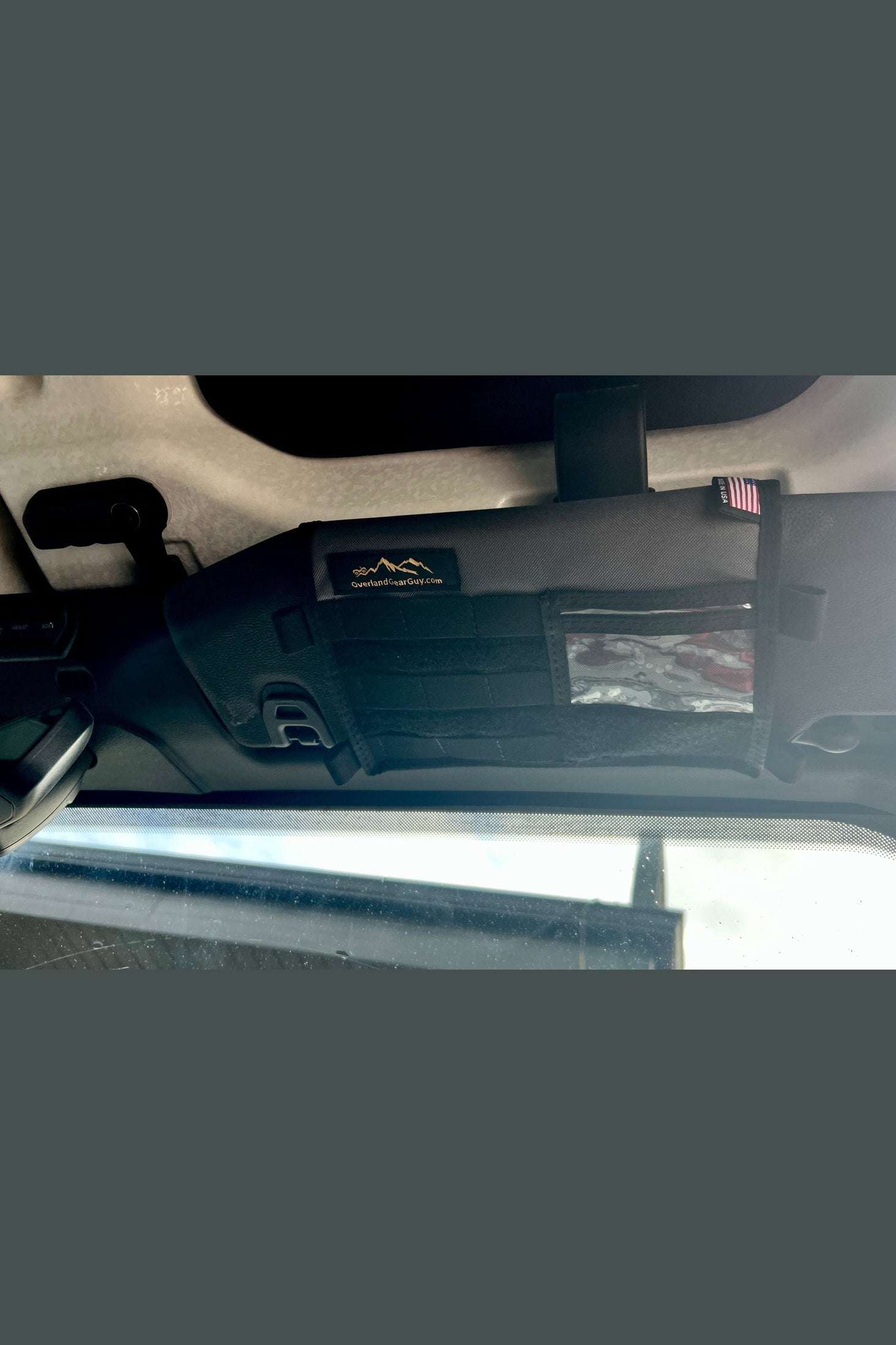 Jeep Gladiator MOLLE Visor Organizer - Tacoma Visor