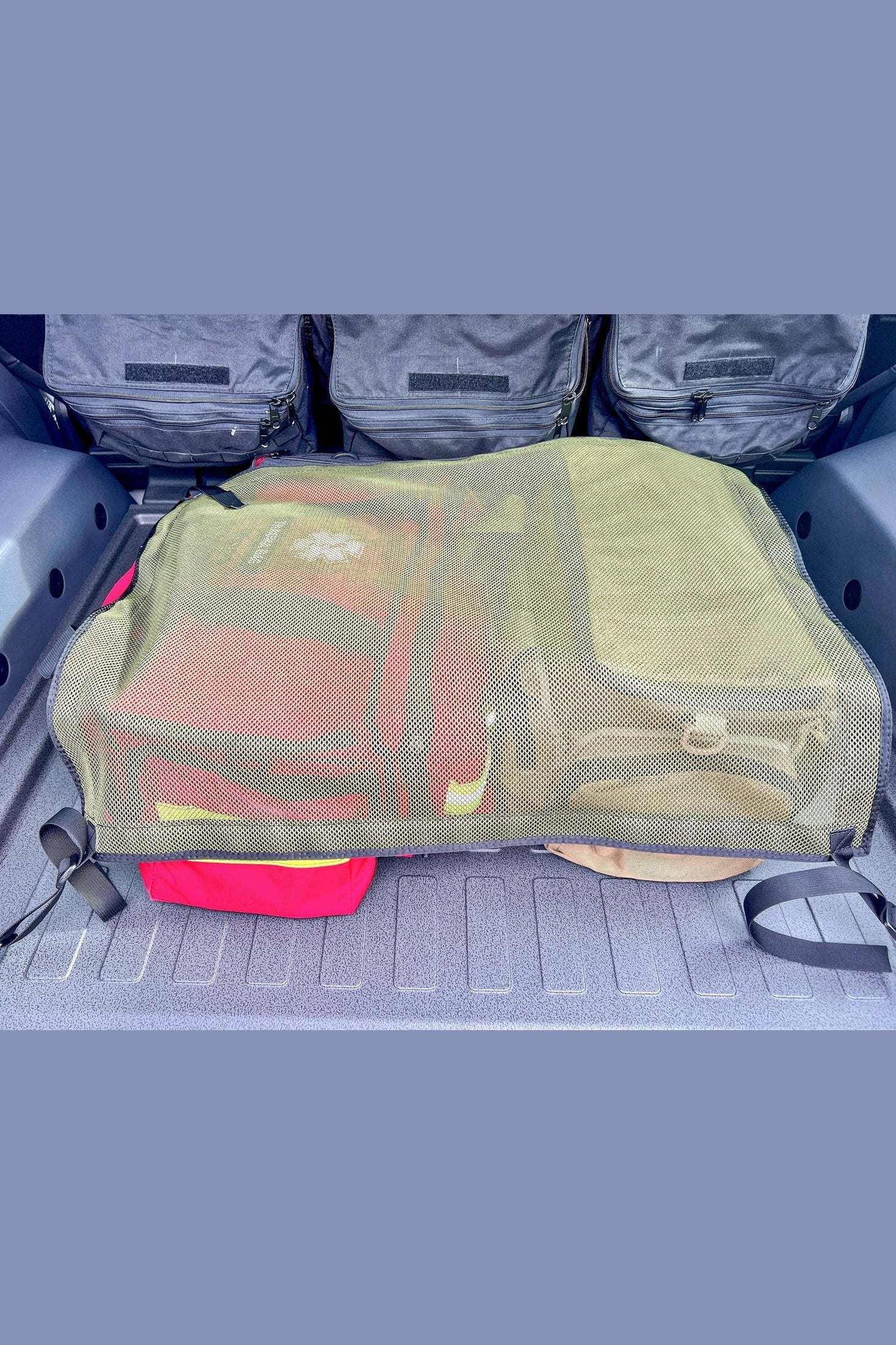 Organize Your Gear with INEOS Grenadier Cargo Nets - Keep Your Vehicle Tidy and Ready for Adventure