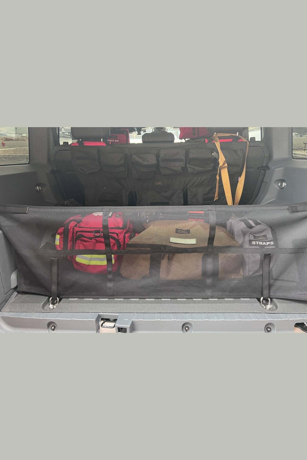 Organize Your Gear with INEOS Grenadier Cargo Nets - Keep Your Vehicle Tidy and Ready for Adventure