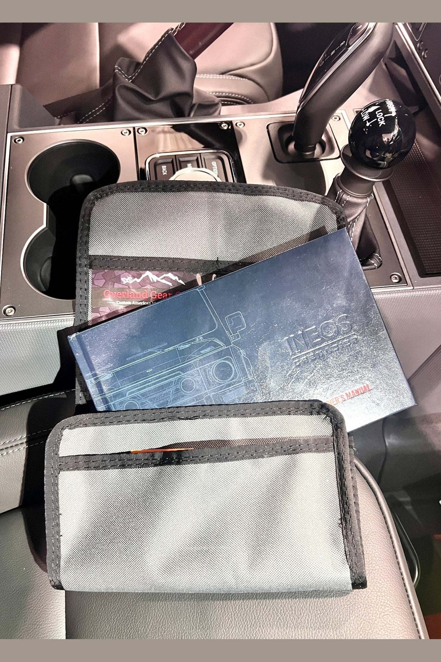 INEOS Grenadier User Manual Pouch - Keep Papers Organized