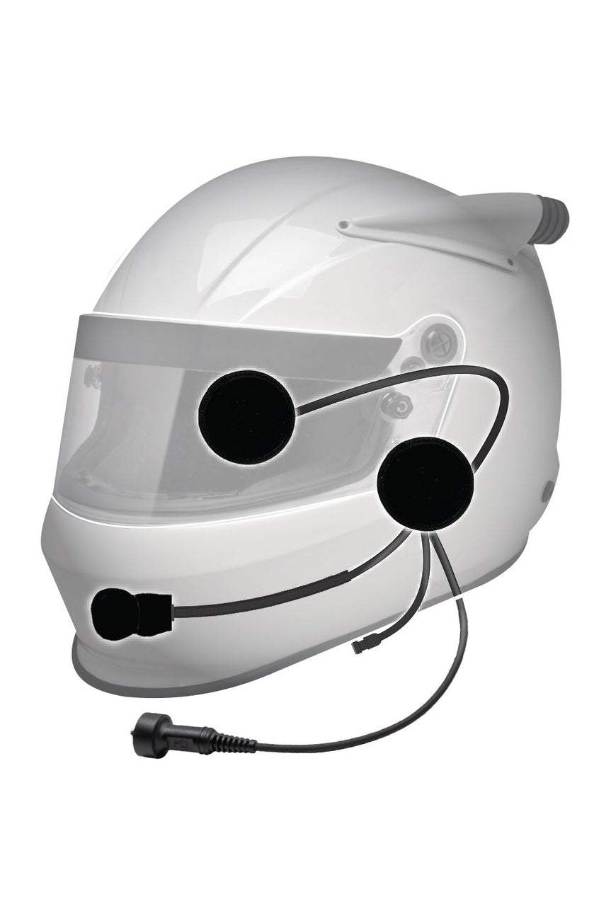Elite Helmet Wiring Kit with M2 Race Speakers and Earjack for off-road adventures.