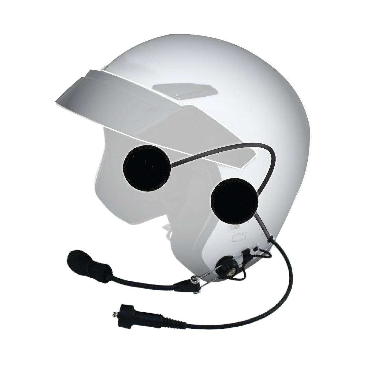 Elite Helmet Wiring Kit G2 for open face helmets with half flex boom and weatherproof plug