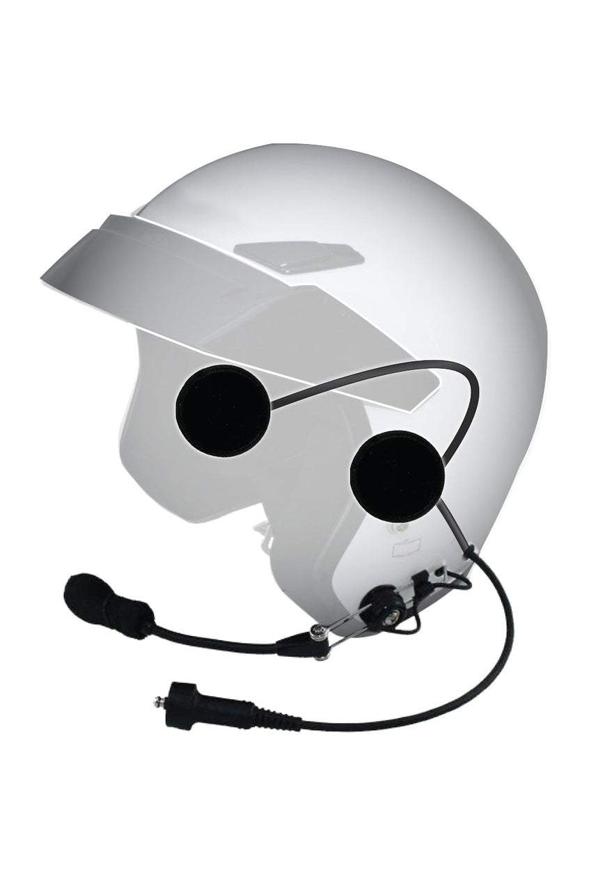 Elite Helmet Wiring Kit G2 for Open Face Helmet with Boom Mic and Weatherproof Plug