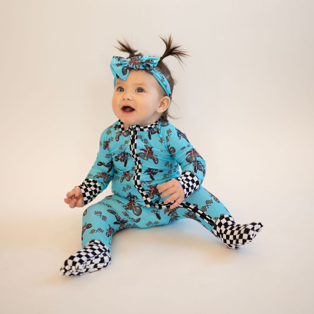 Convertible Zippy - Soft Bamboo Baby One Piece with Zippers